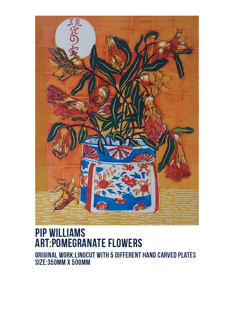 Pip Williams - Pomegranate Flowers